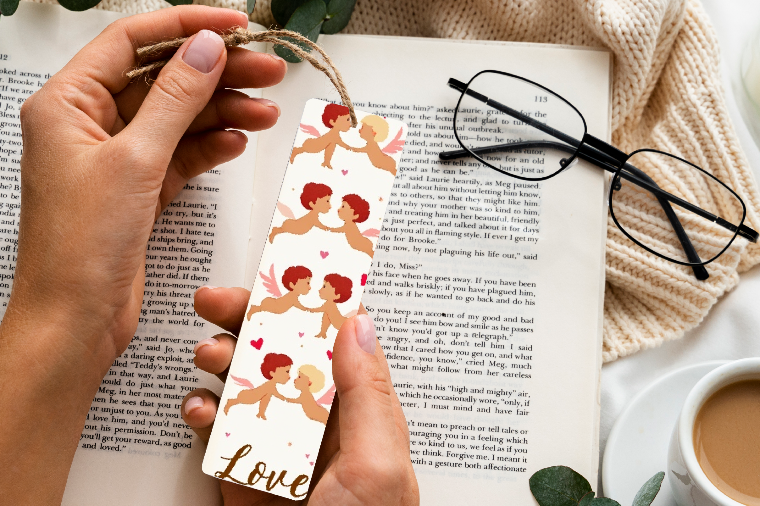 Romantic Valentine's Day Bookmark Journal - CraftNest - Digital Crafting and Art