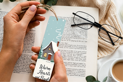 Snowy Winter Wonderland Bookmark Journal - CraftNest - Digital Crafting and Art