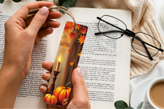 Autumn Harvest Charm Bookmark - CraftNest - Digital Crafting and Art