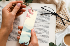 Tranquil Japanese Pagoda Bookmark Journal - CraftNest - Digital Crafting and Art