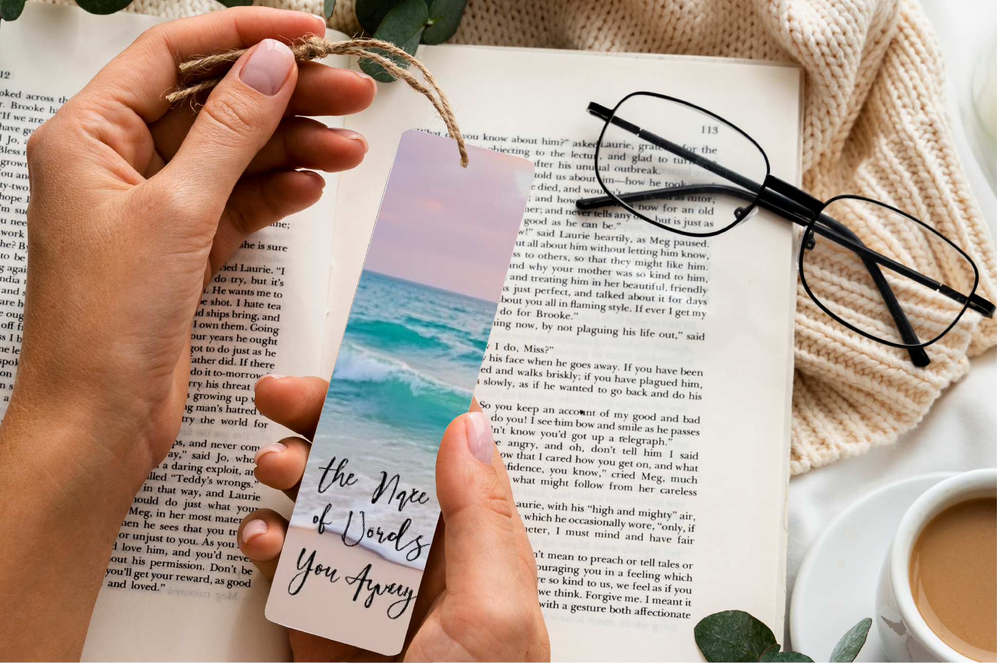 Ocean Breeze Serenity Bookmark Journal - CraftNest - Digital Crafting and Art