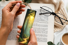 Mystical Forest Path Bookmark Journal - CraftNest - Digital Crafting and Art