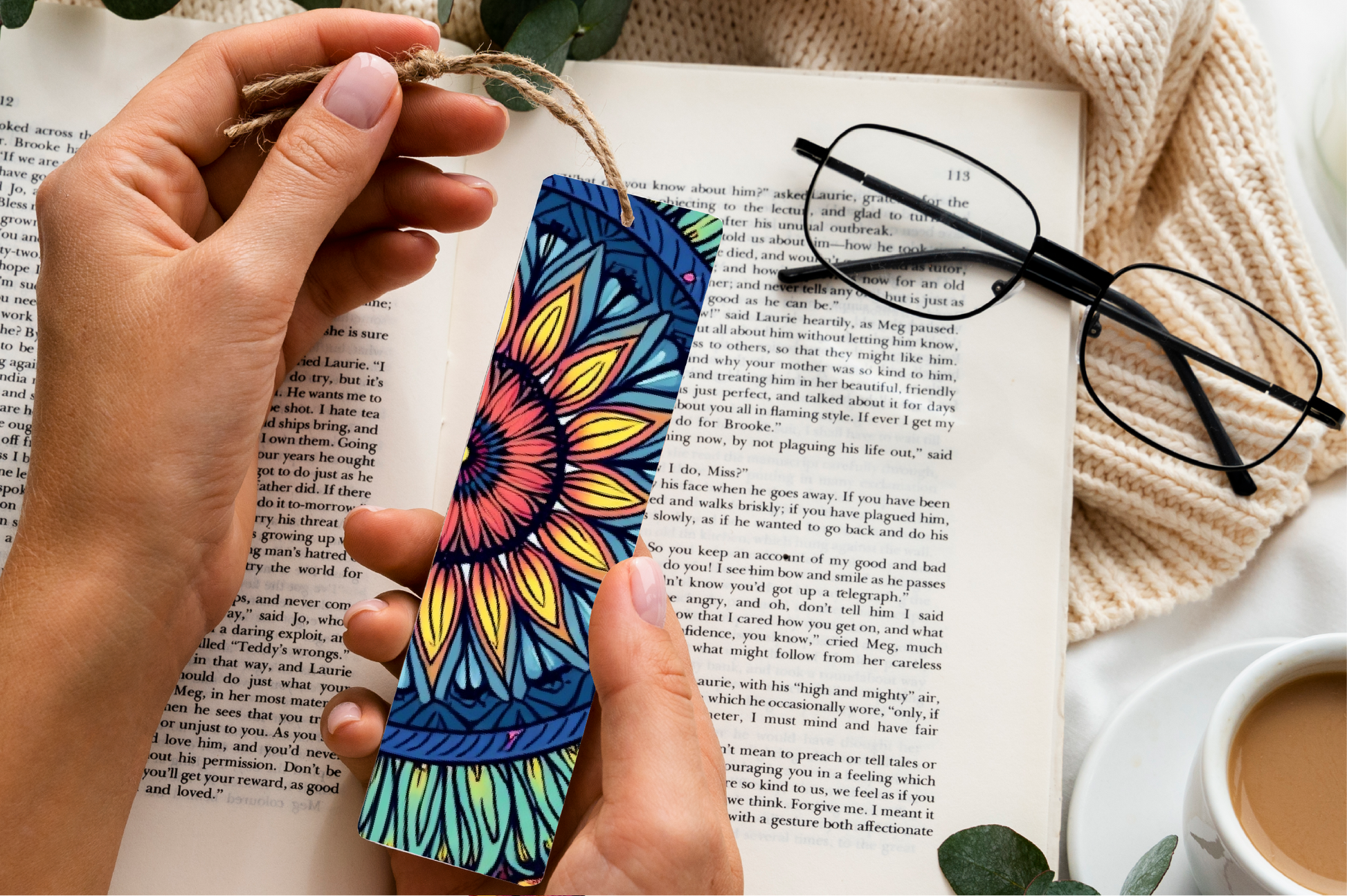 Kaleidoscope Mandala Bookmark Journal - CraftNest - Digital Crafting and Art