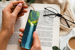 Forest Waterfall Bookmark Journal - CraftNest - Digital Crafting and Art