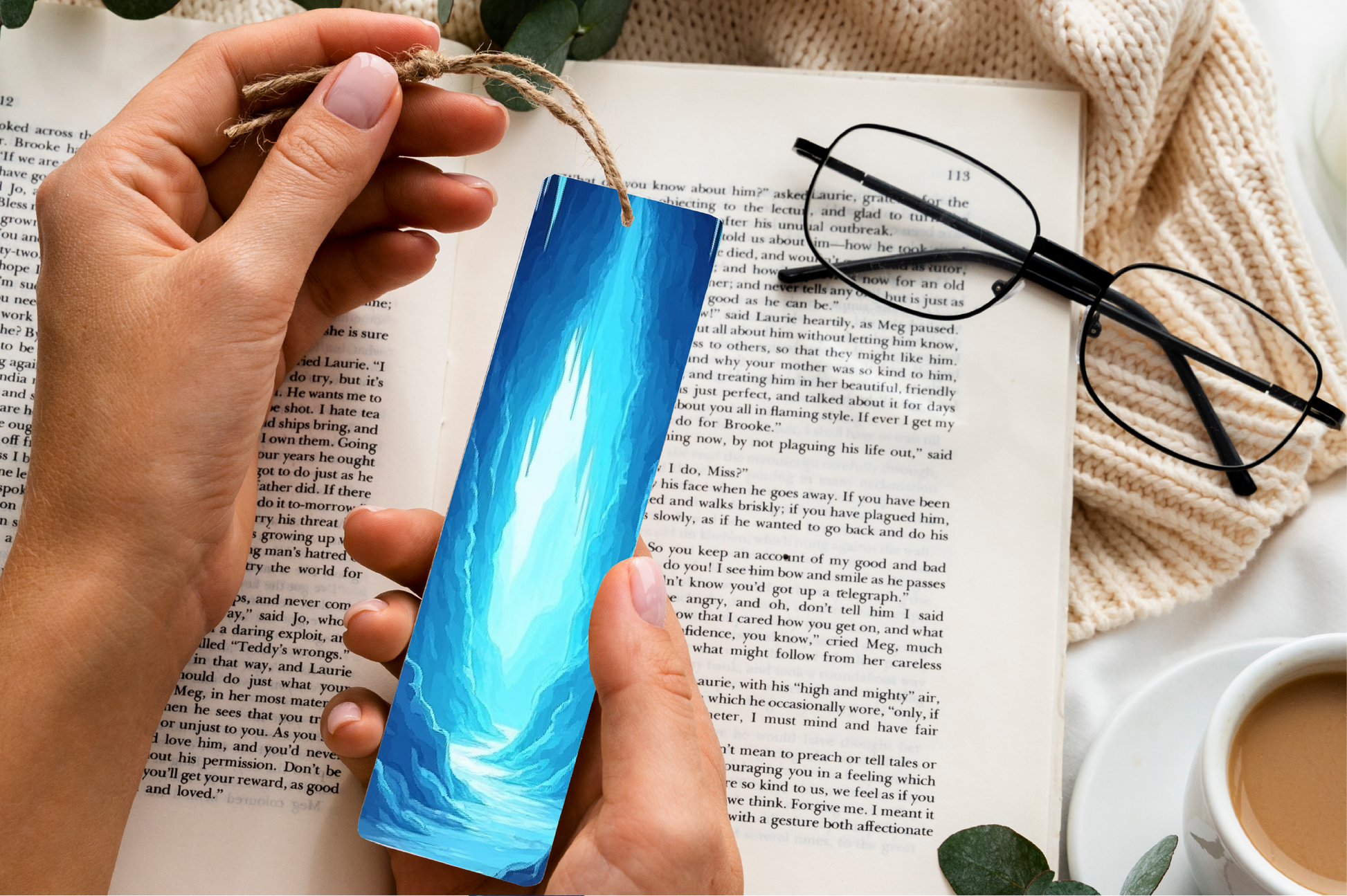 Ice Cave Adventure Bookmark Journal - CraftNest - Digital Crafting and Art