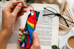 Tropical Birds Bookmark Journal - CraftNest - Digital Crafting and Art