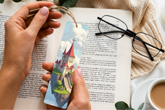 Fantasy Castle Sky Bookmark Journal - CraftNest - Digital Crafting and Art