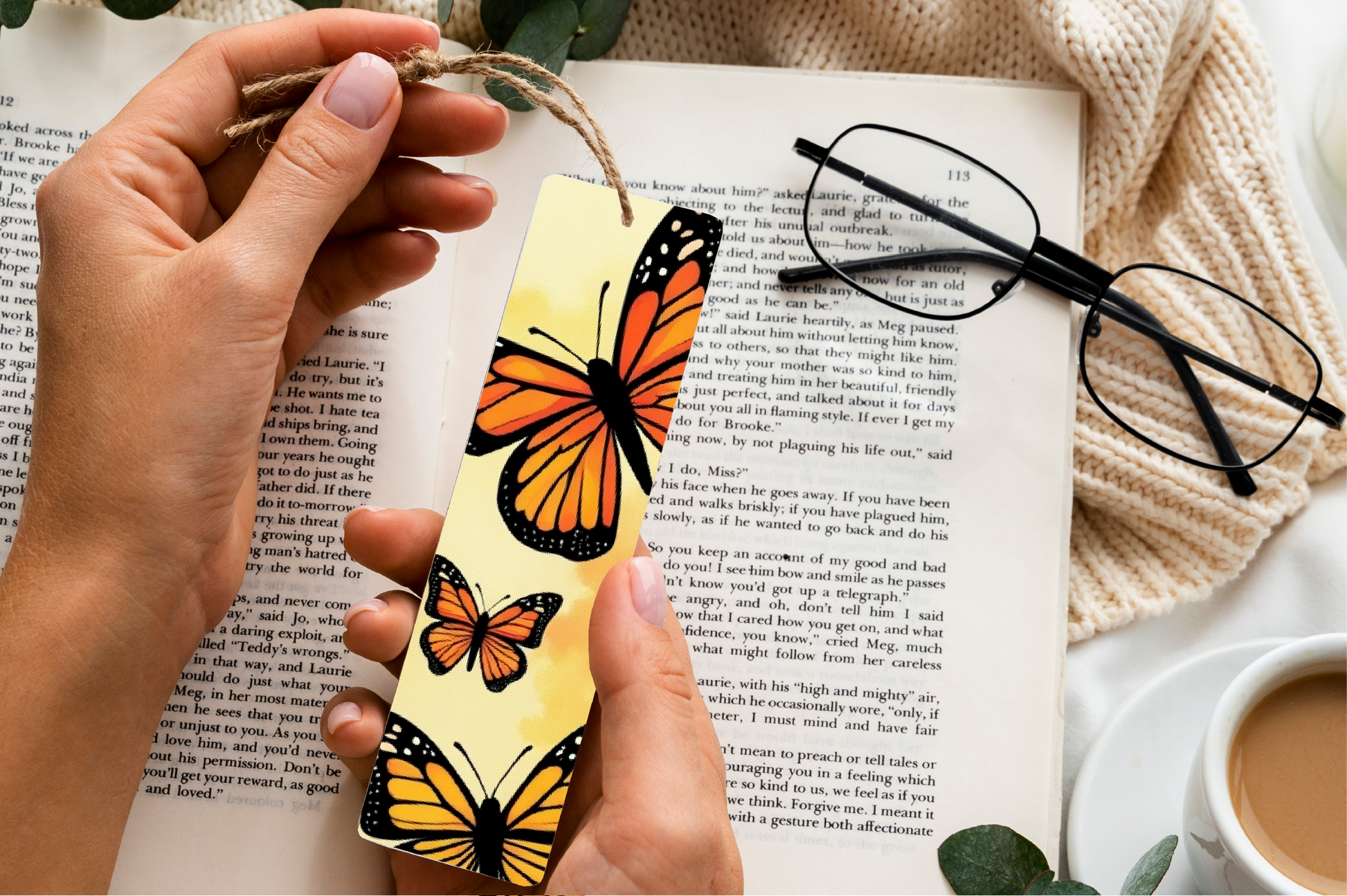 Colorful Butterflies Bookmark Journal - CraftNest - Digital Crafting and Art