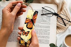 Colorful Butterflies Bookmark Journal - CraftNest - Digital Crafting and Art
