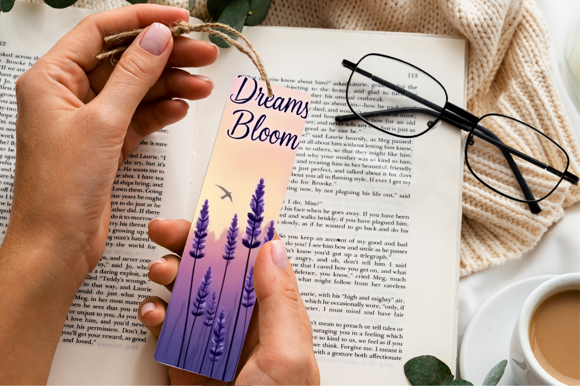 Lavender Fields Bookmark Journal - CraftNest - Digital Crafting and Art