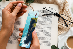 Abstract Gradient Waves Bookmark Set - CraftNest - Digital Crafting and Art