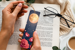 Valentine's Day Rose Bookmark Journal - CraftNest - Digital Crafting and Art