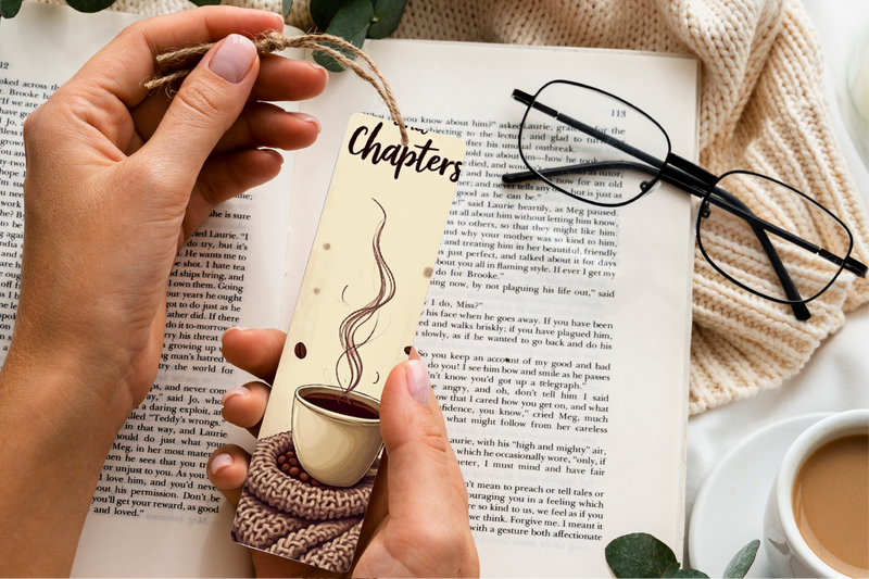 Coffee Lover's Haven Bookmark Journal - CraftNest - Digital Crafting and Art