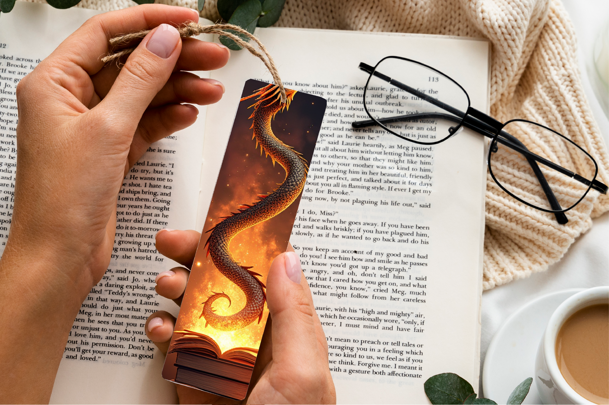 Mystical Dragon Hoard Bookmark Journal - CraftNest - Digital Crafting and Art