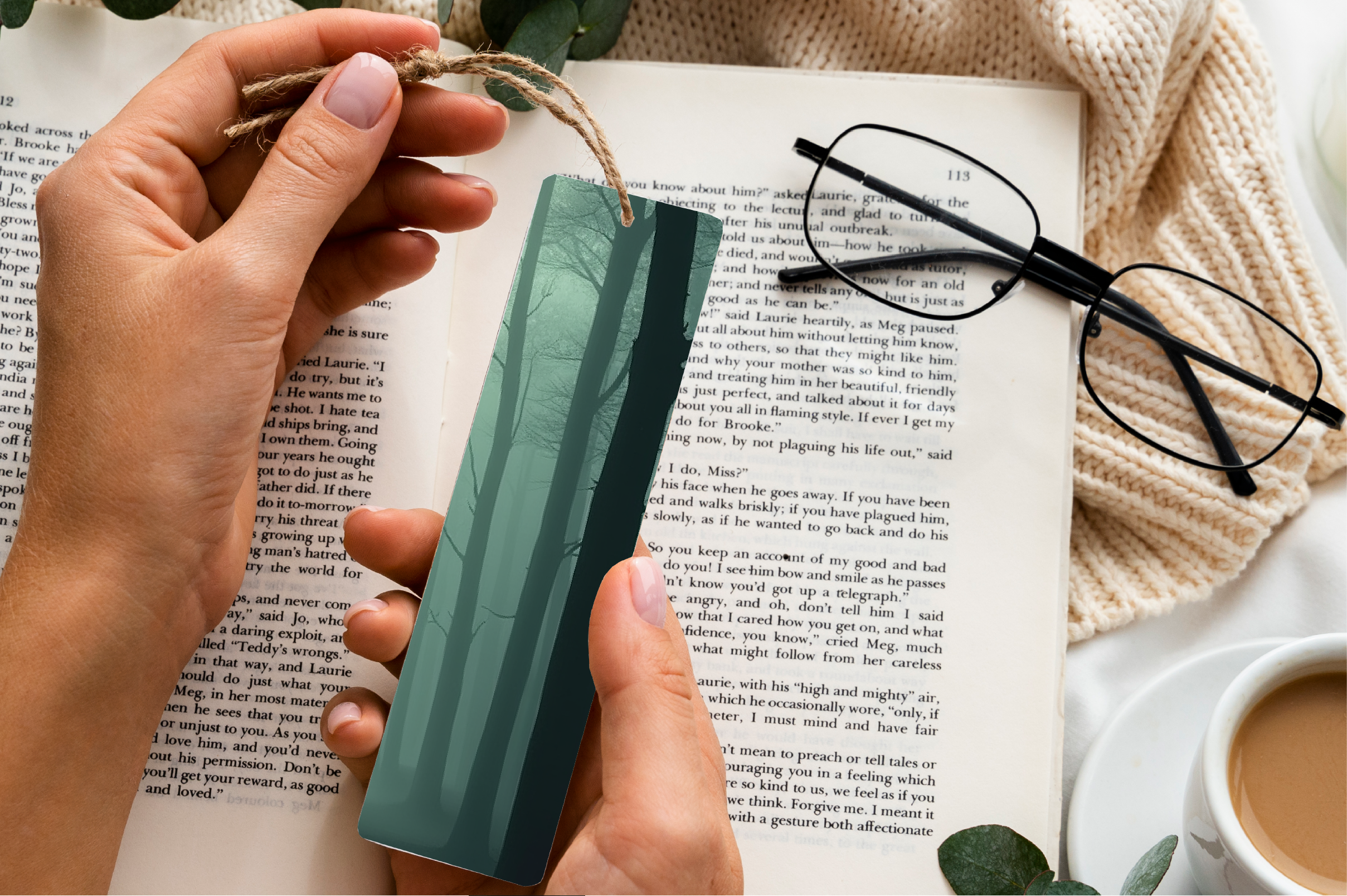 Mystic Foggy Woods Bookmark Journal - CraftNest - Digital Crafting and Art