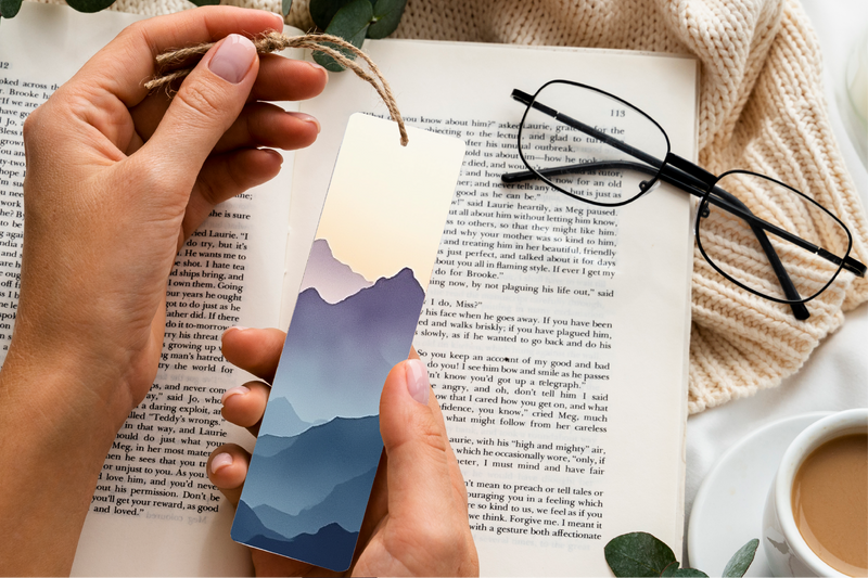 Majestic Mountains Bookmark Journal - CraftNest - Digital Crafting and Art