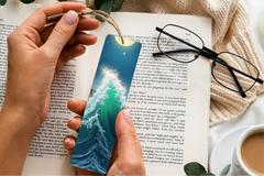 Ethereal Swan Lake Bookmark Journal - CraftNest - Digital Crafting and Art