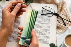 Serene Bamboo Bookmark Journal - CraftNest - Digital Crafting and Art