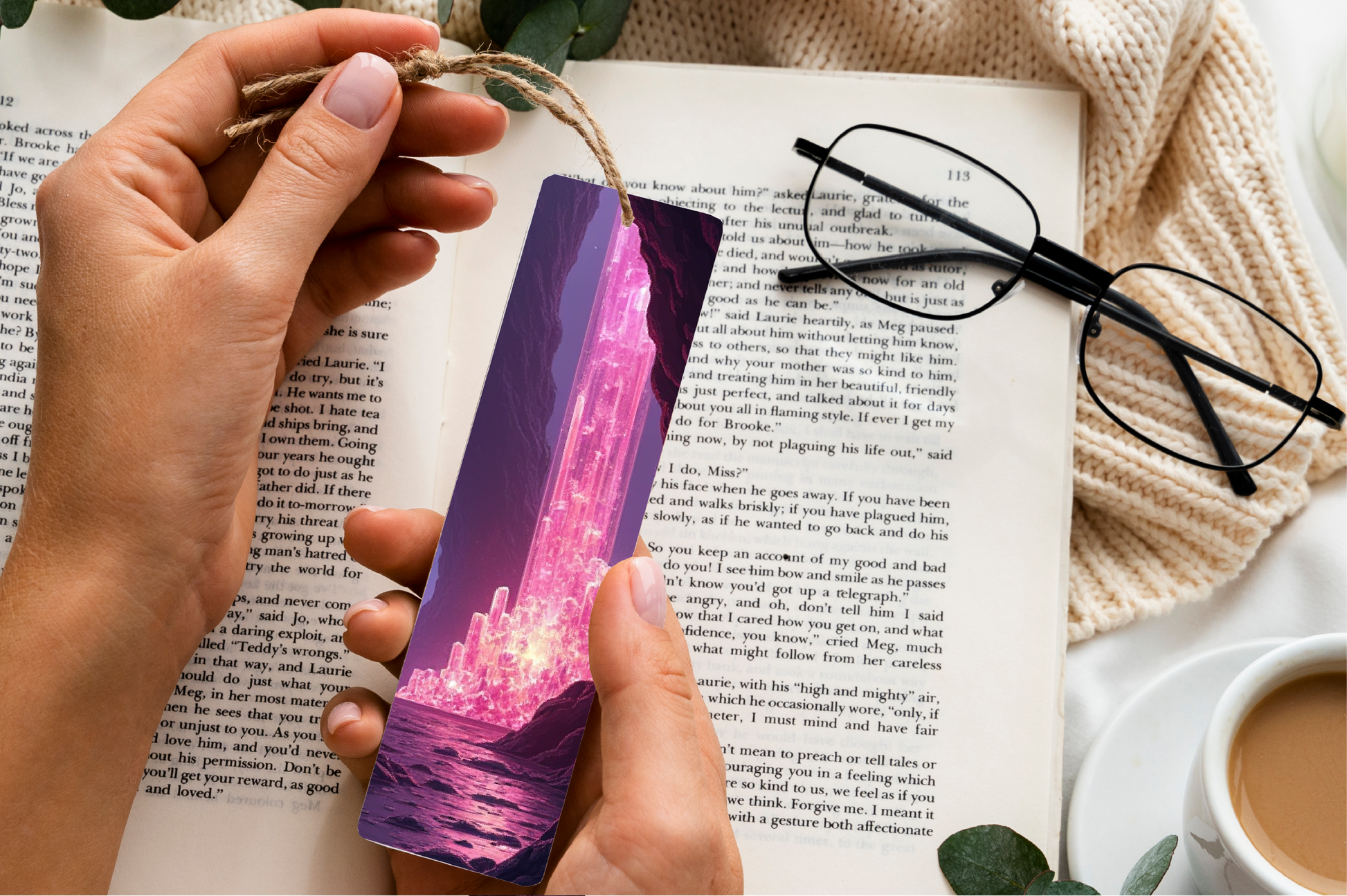 Crystal Cavern Bookmark Journal - CraftNest - Digital Crafting and Art