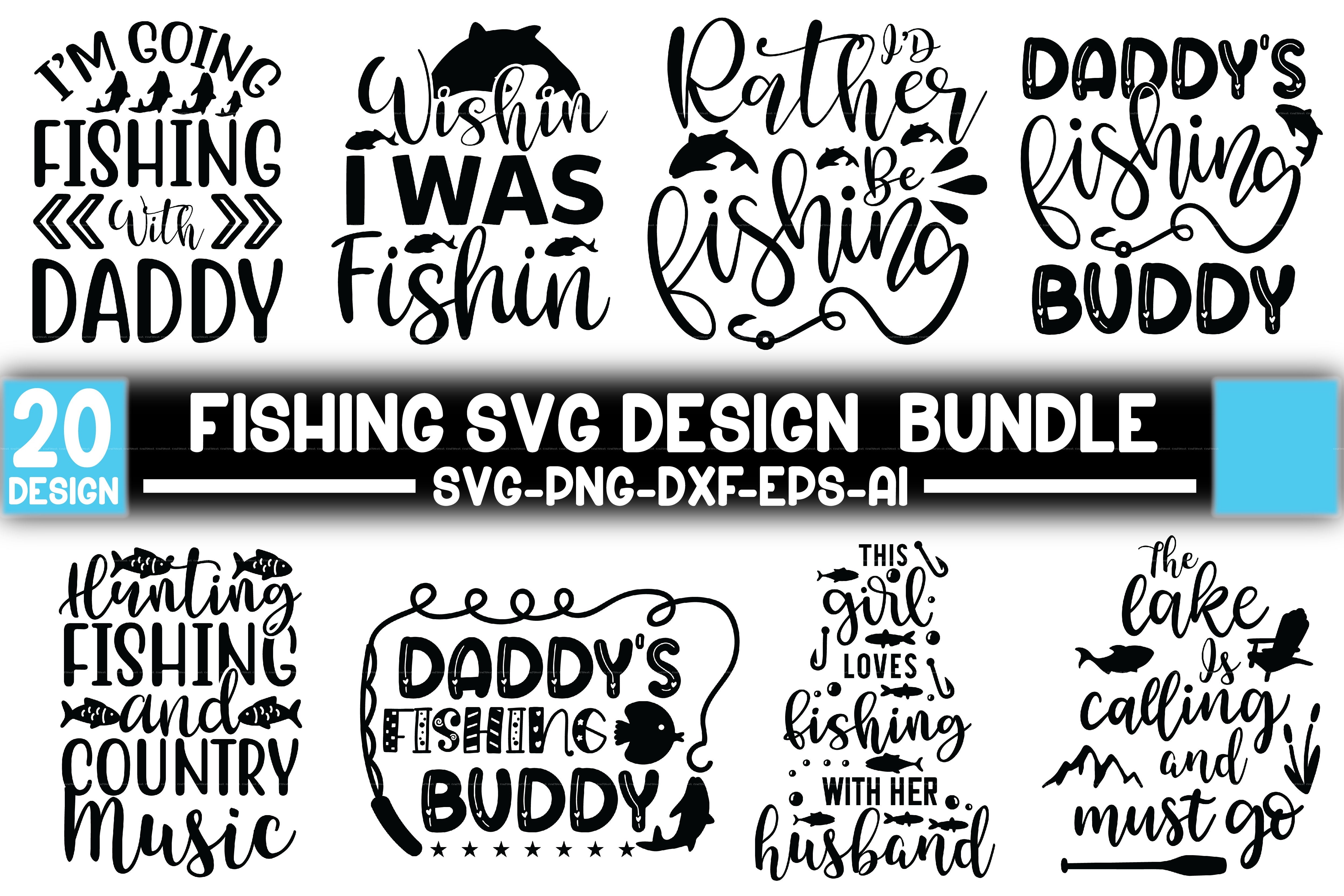 Fishing Design SVG Bundle
