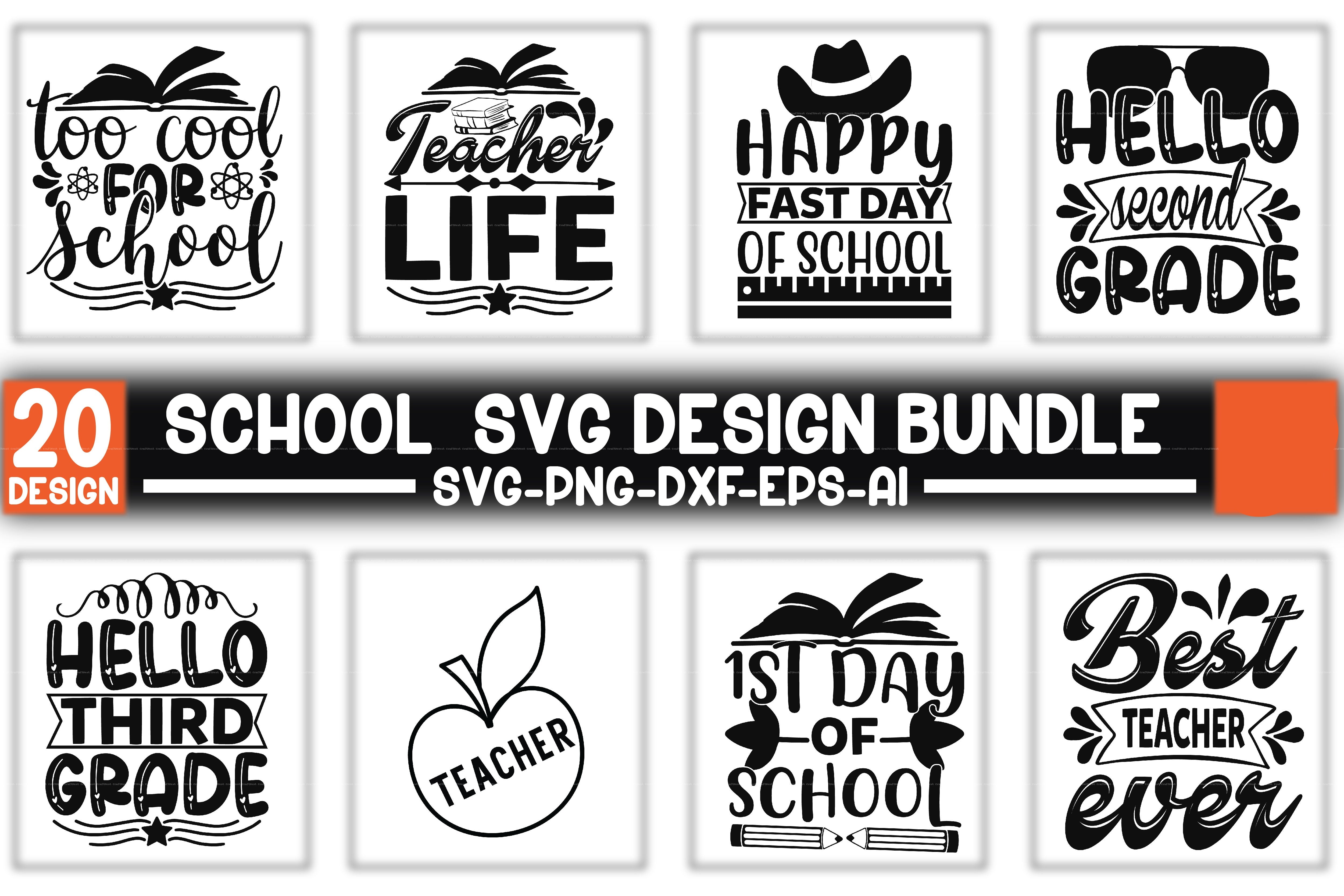 School Design SVG Bundle 3