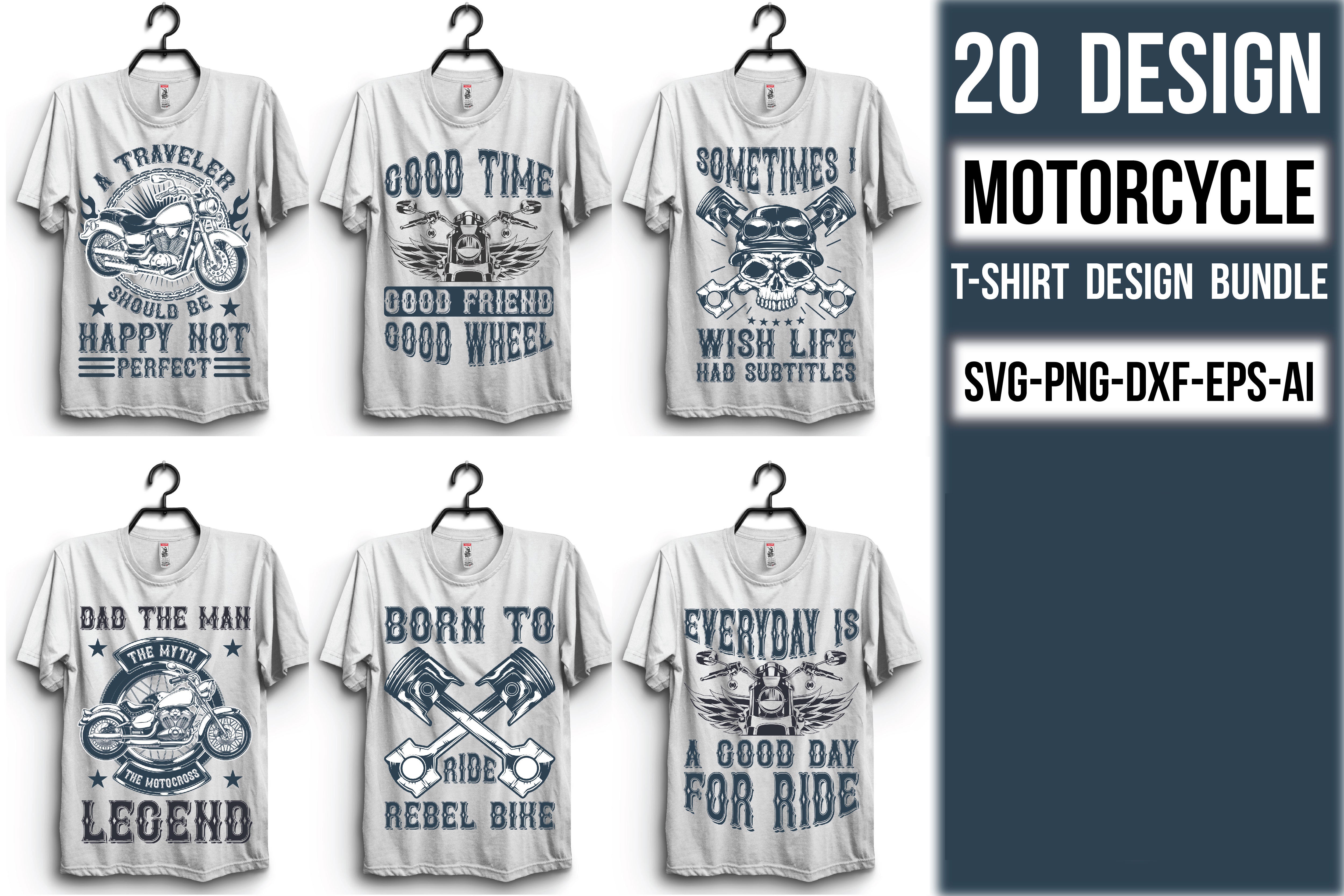 Motorcycle T Shirt Bundle - CraftNest - Digital Crafting and Art