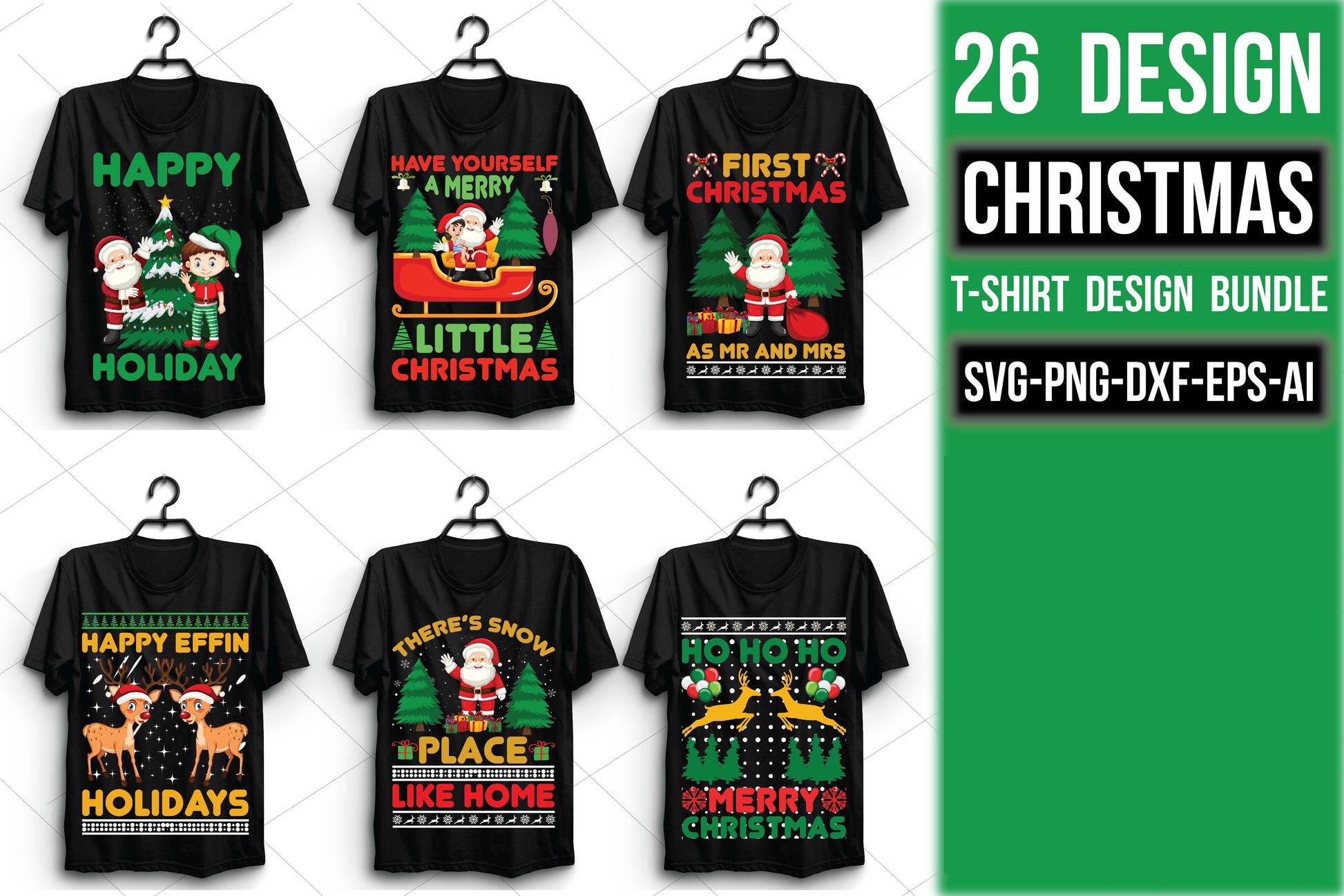 Christmas T Shirt 20 Bundle 3 - CraftNest - Digital Crafting and Art