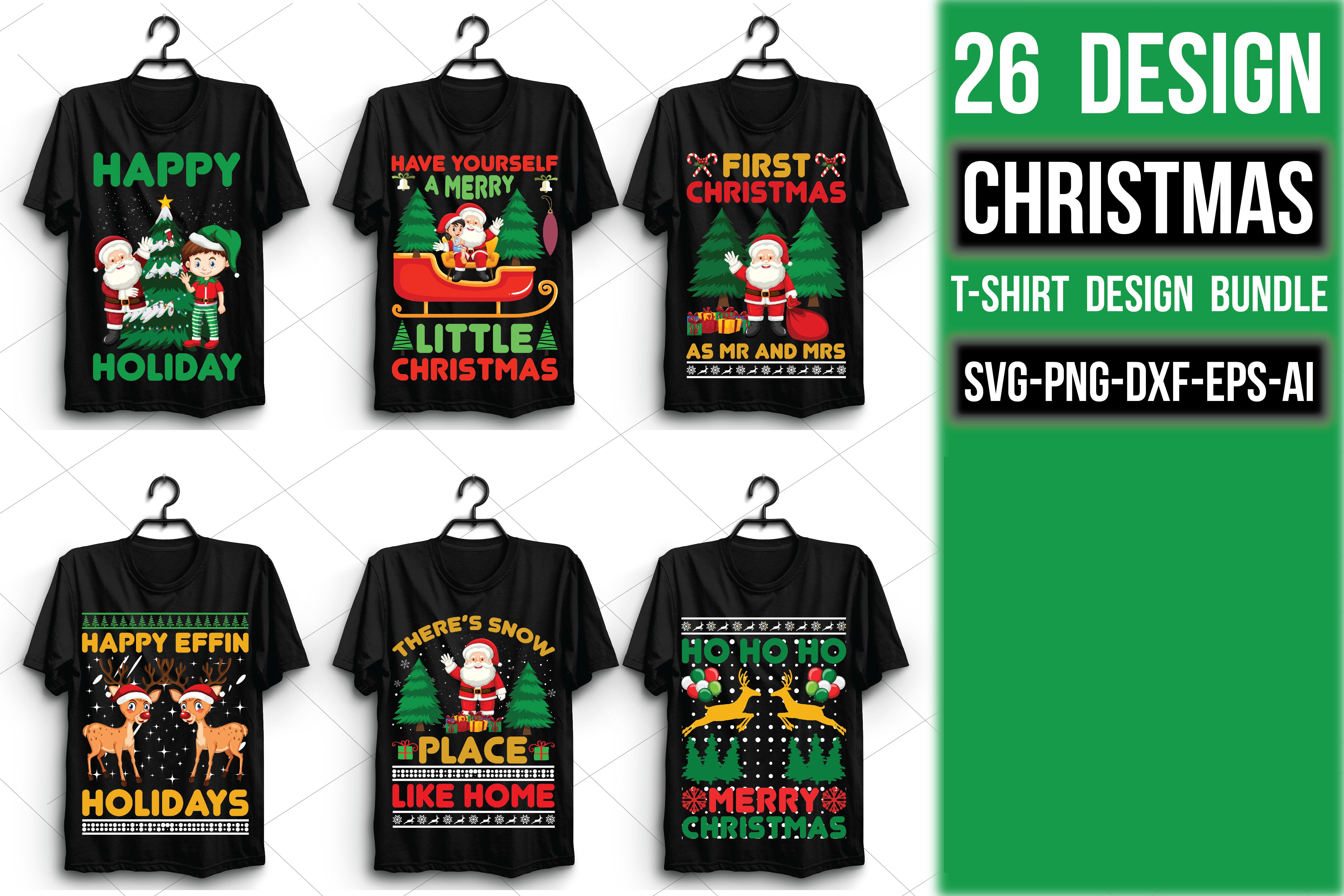 Christmas T Shirt 20 Bundle 3 - CraftNest - Digital Crafting and Art