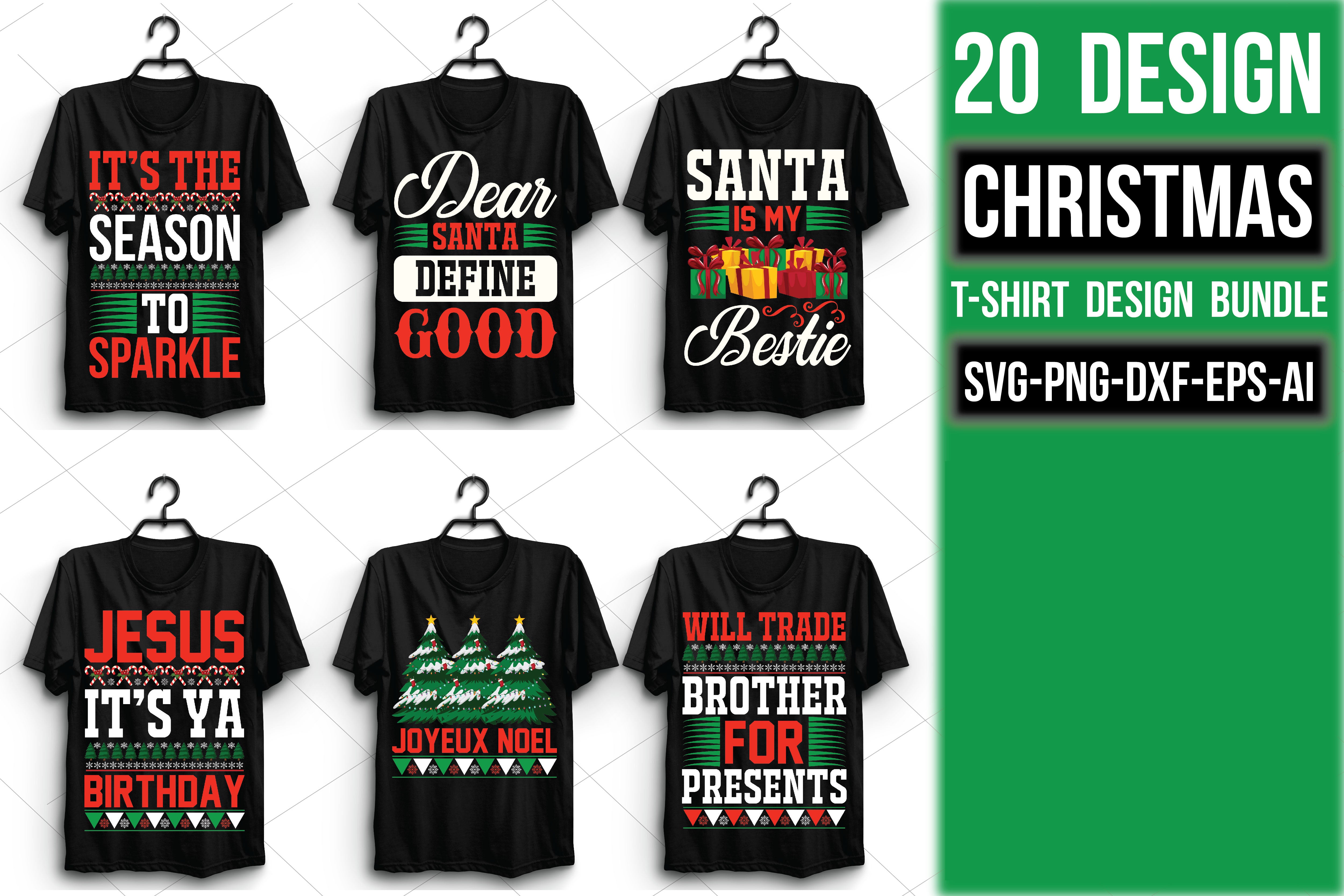 Christmas T Shirt Bundle 11 - CraftNest - Digital Crafting and Art