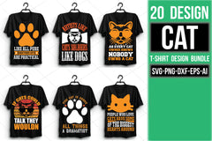 Cat T Shirt Bundle 3 - CraftNest - Digital Crafting and Art
