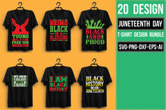 Juneteenth Day T Shirt Bundle - CraftNest - Digital Crafting and Art