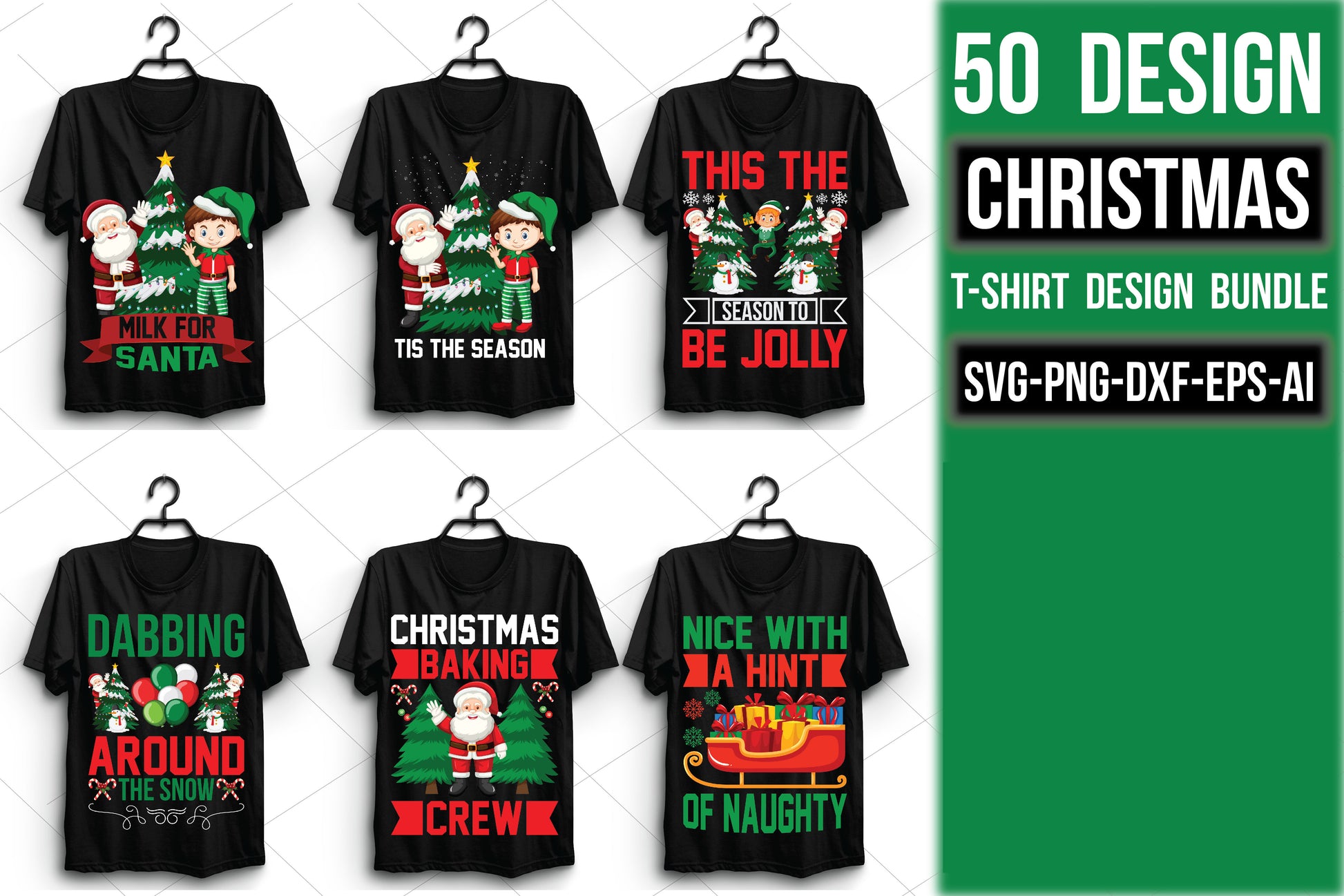 Christmas T Shirt Bundle 15 - CraftNest - Digital Crafting and Art