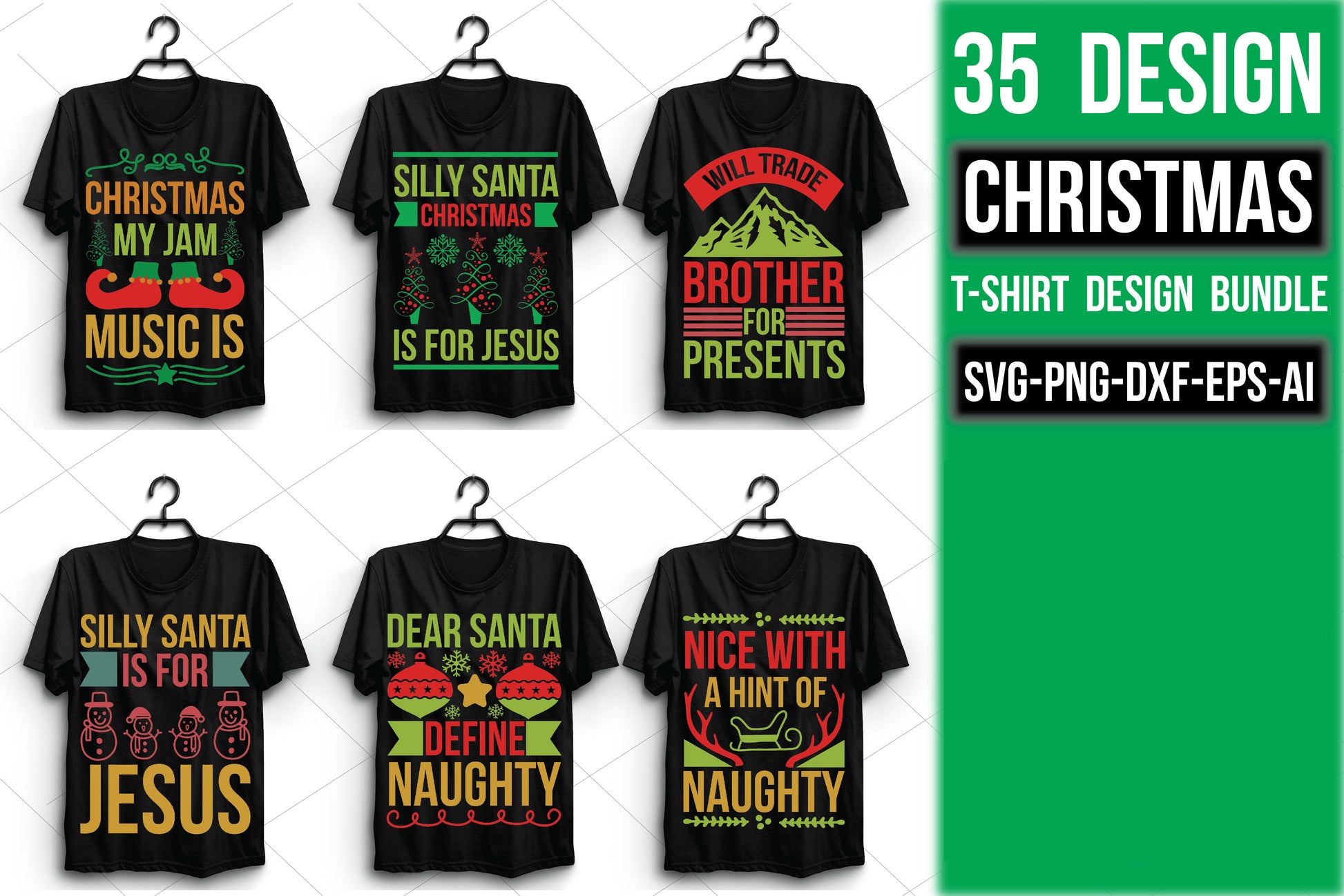 Christmas T Shirt Bundle 14 - CraftNest - Digital Crafting and Art