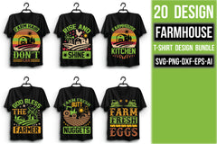 Farmhouse T Shirt Bundle 4 - CraftNest - Digital Crafting and Art