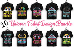Unicorn T Shirt Bundle 6 - CraftNest - Digital Crafting and Art