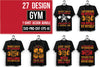 Gym T-Shirt SVG Bundle
