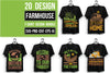 Farmhouse T-Shirt Design SVG Bundle 1