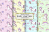 Baby Unicorn Seamless Pattern