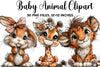 Adorable Baby Animal Clipart Bundle