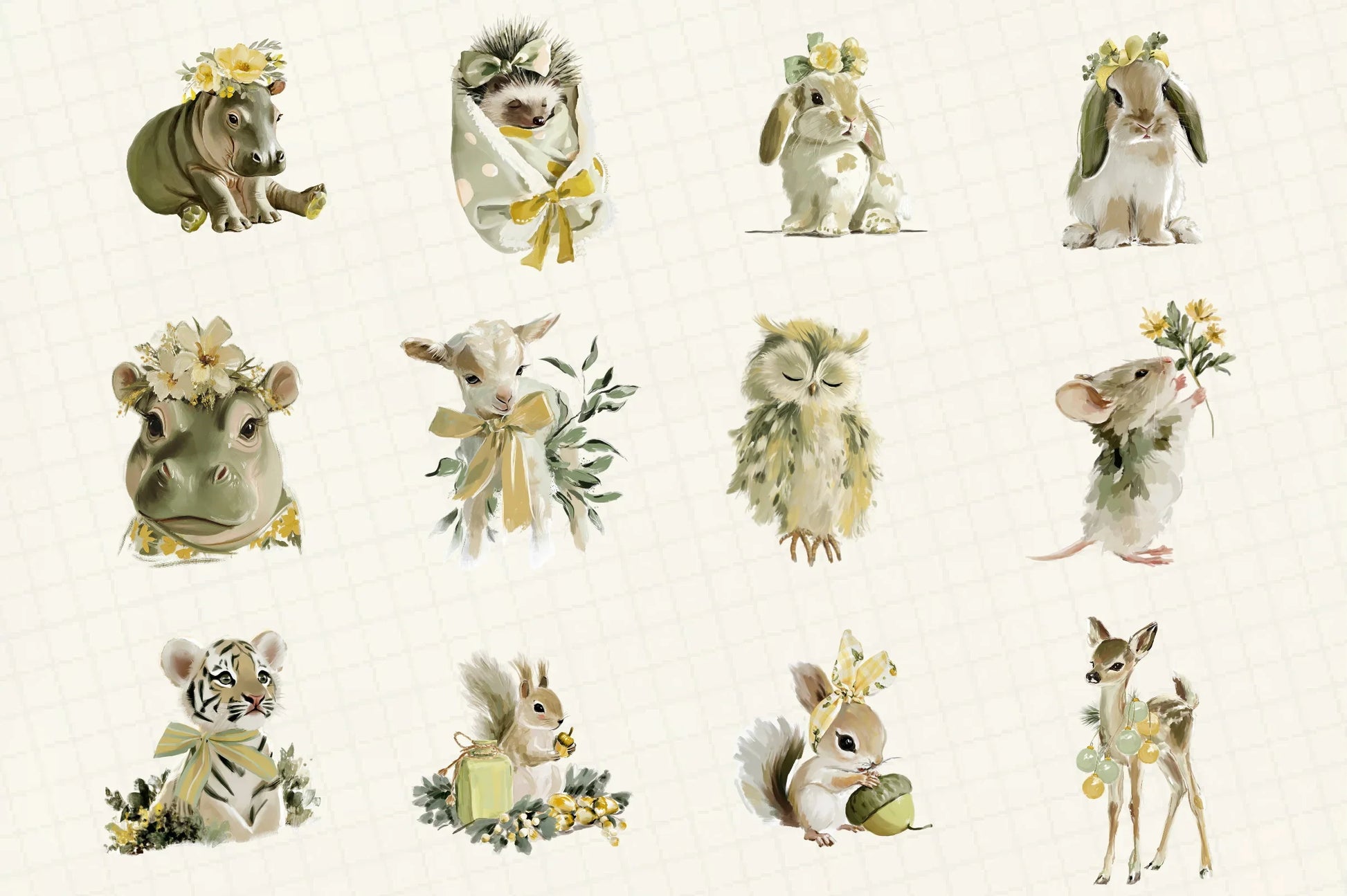 Baby Animals Clipart Bundle - CraftNest - Digital Crafting and Art