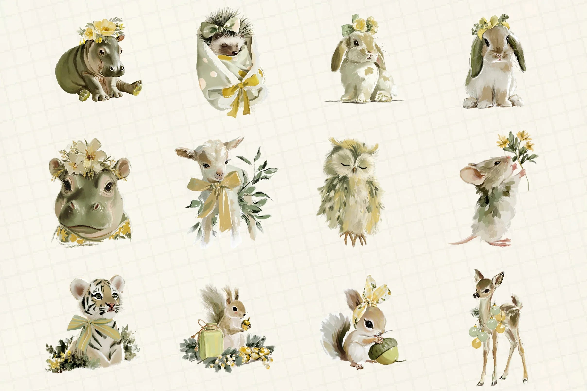 Baby Animals Clipart Bundle - CraftNest - Digital Crafting and Art