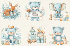 Baby Milestone Clipart Bundle - CraftNest - Digital Crafting and Art