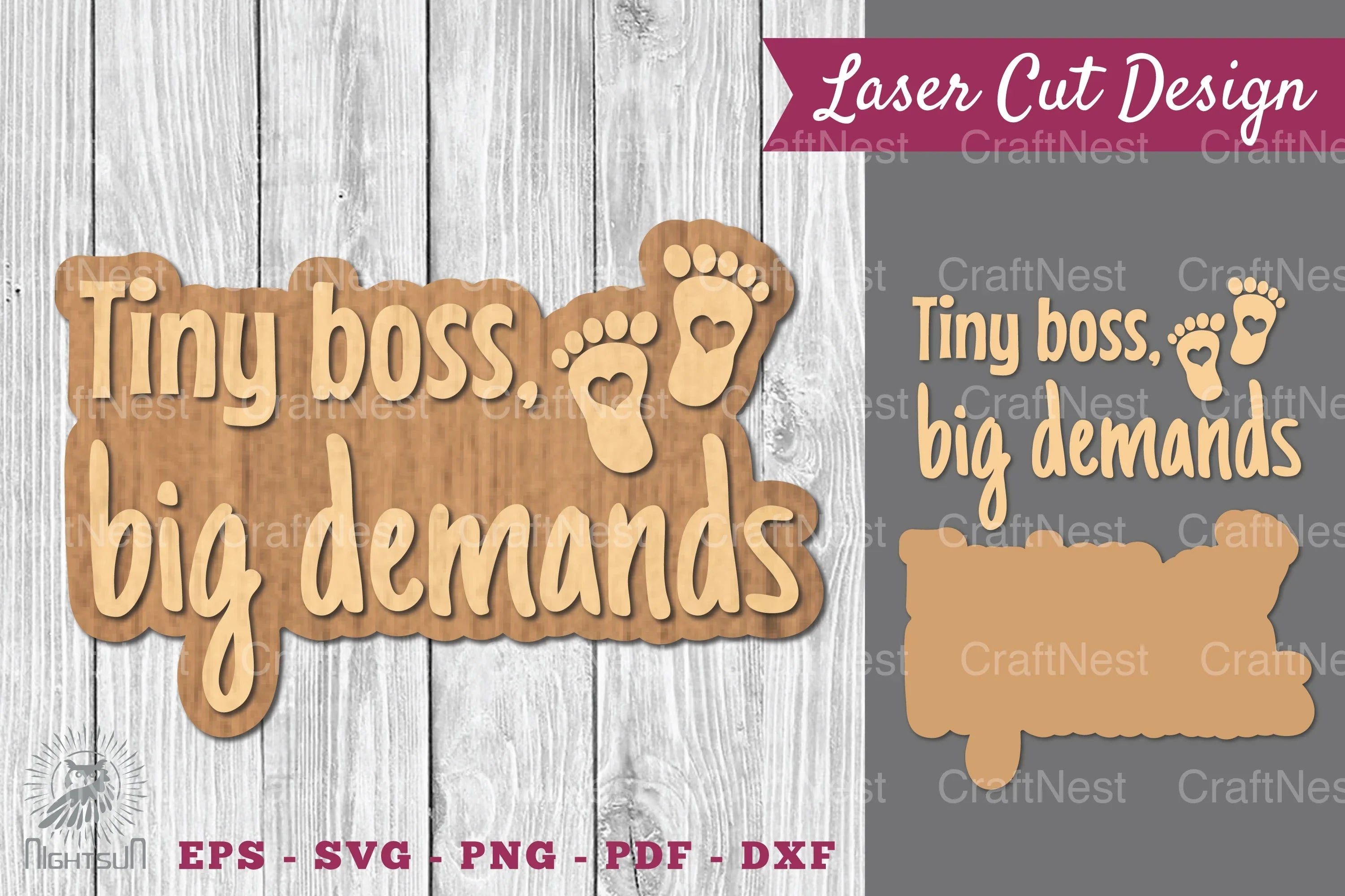 Baby Quotes Laser Cut Decoration Clipart Bundle - CraftNest - Digital Crafting and Art