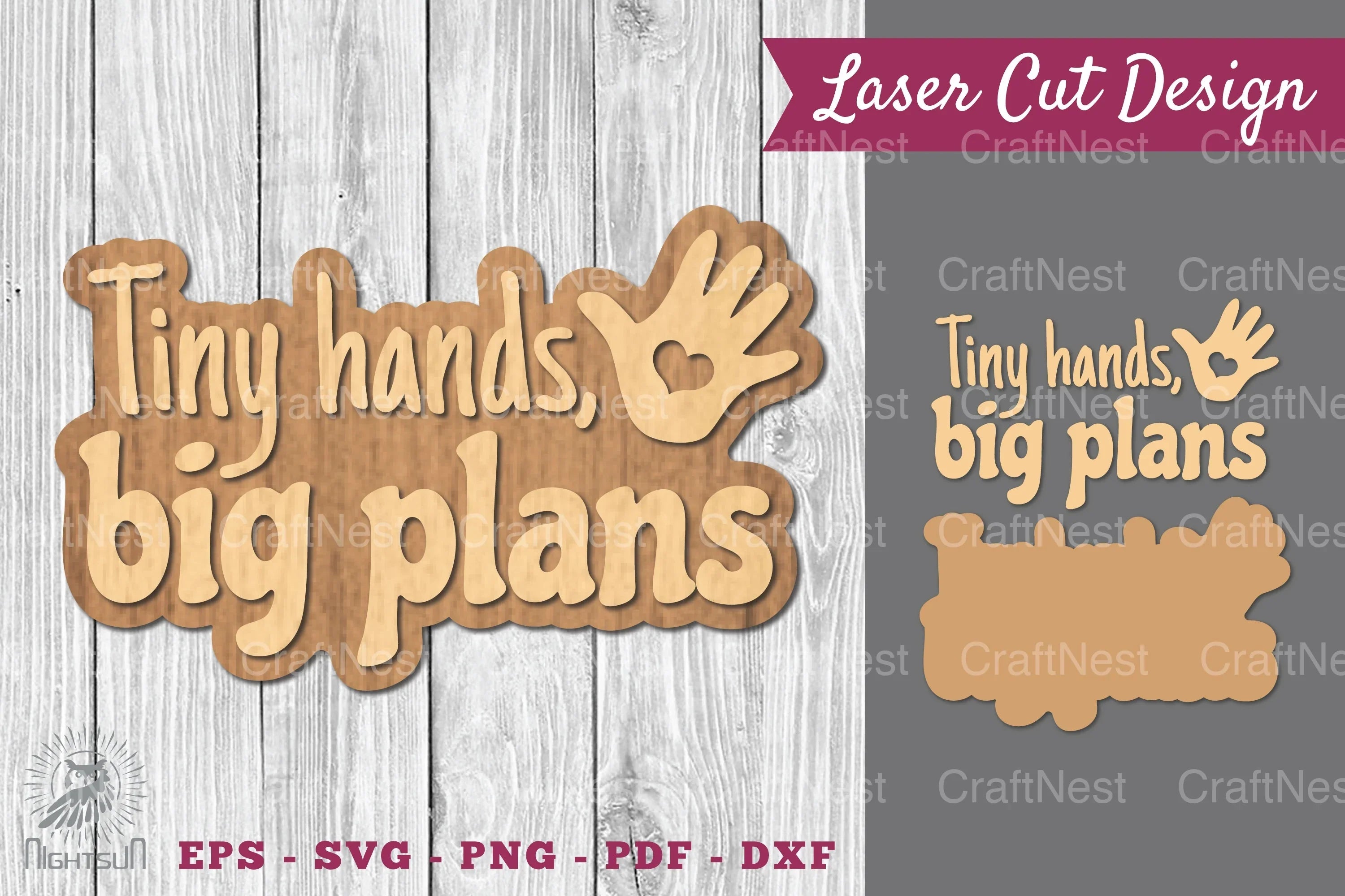 Baby Quotes Laser Cut Decoration Clipart Bundle - CraftNest - Digital Crafting and Art