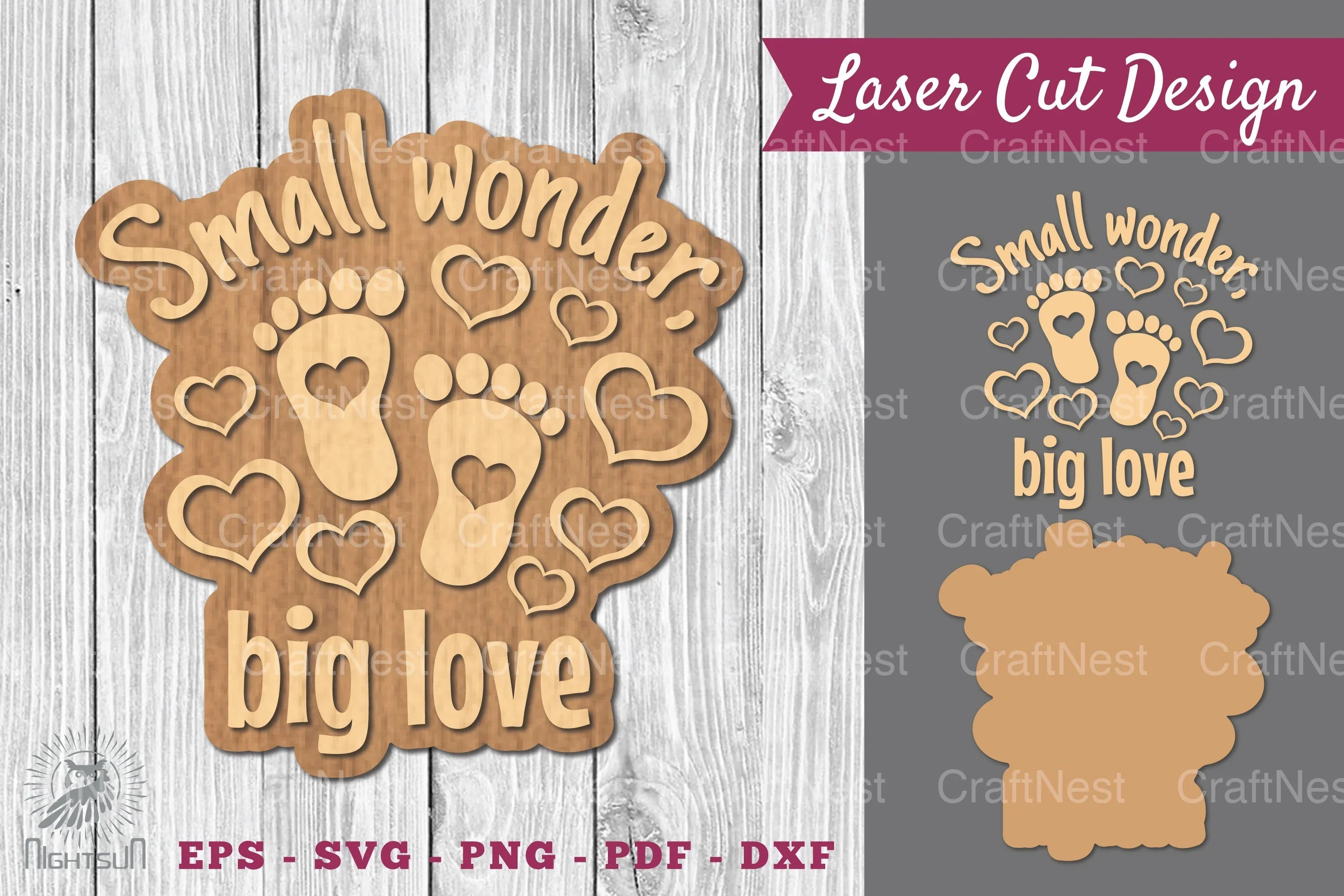 Baby Quotes Laser Cut Decoration Clipart Bundle - CraftNest - Digital Crafting and Art