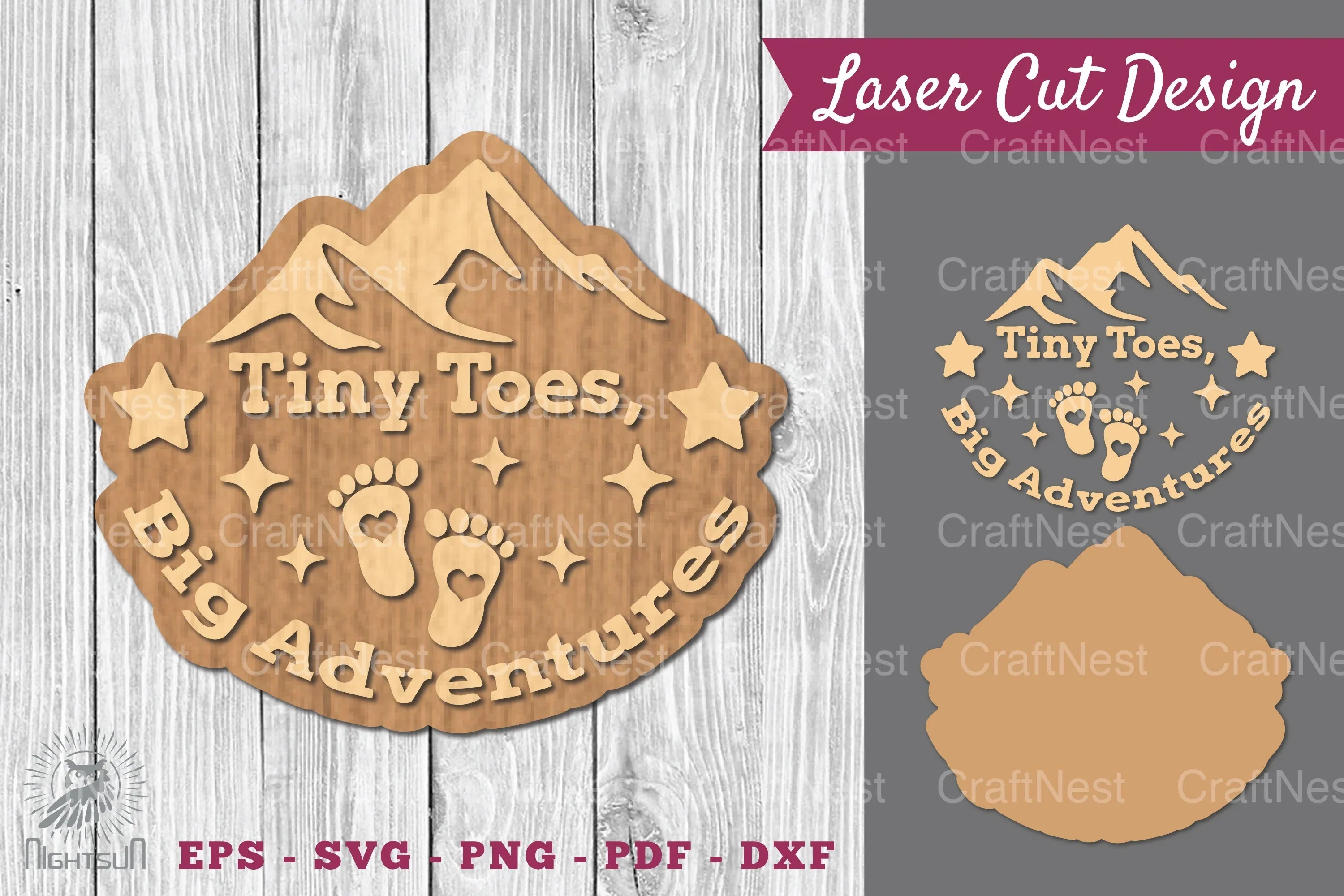 Baby Quotes Laser Cut Decoration Clipart Bundle - CraftNest - Digital Crafting and Art