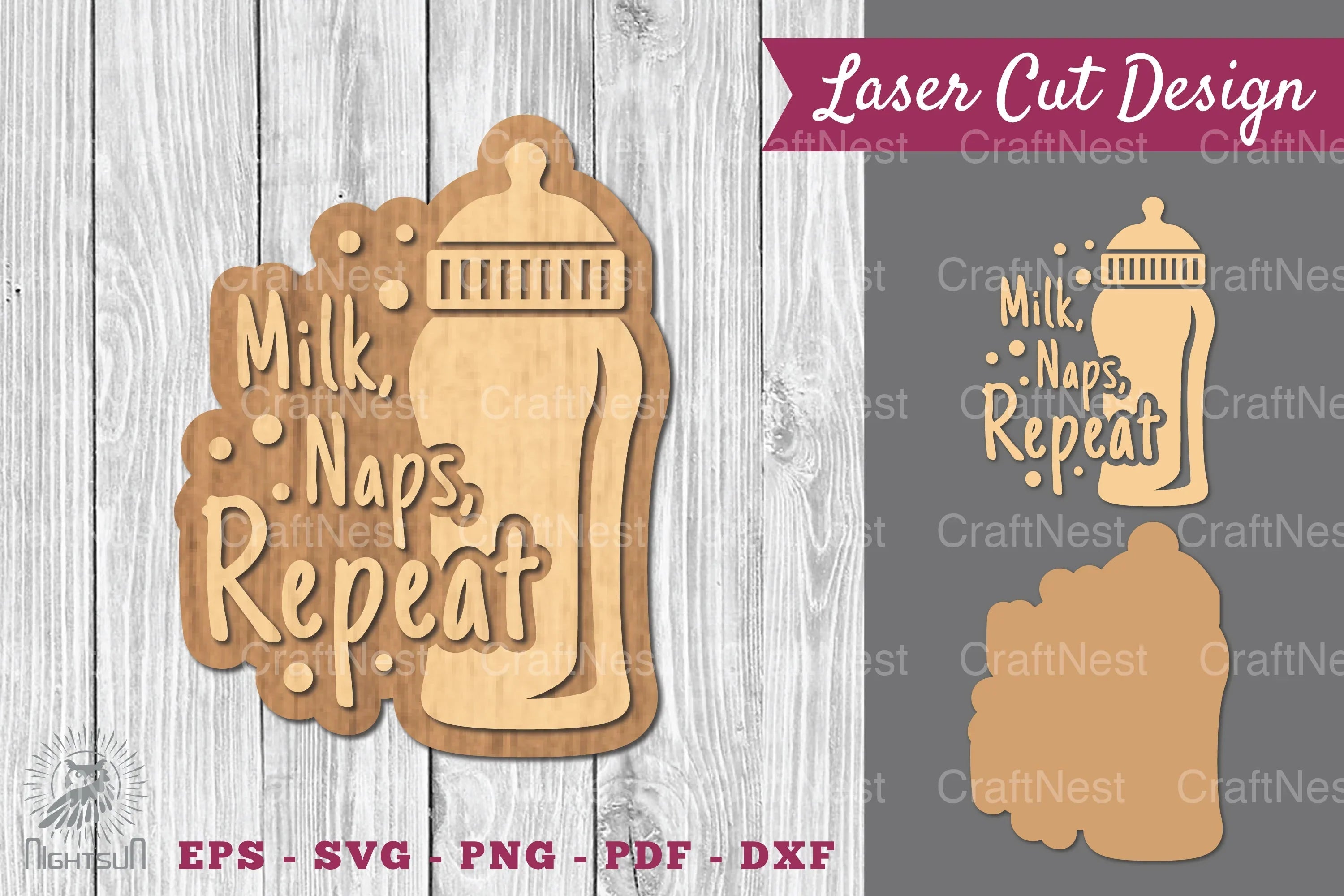 Baby Quotes Laser Cut Decoration Clipart Bundle - CraftNest - Digital Crafting and Art