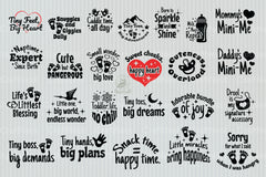 Baby Quotes SVG Bundle - CraftNest - Digital Crafting and Art
