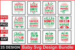 Baby SVG Bundle 14 - CraftNest - Digital Crafting and Art