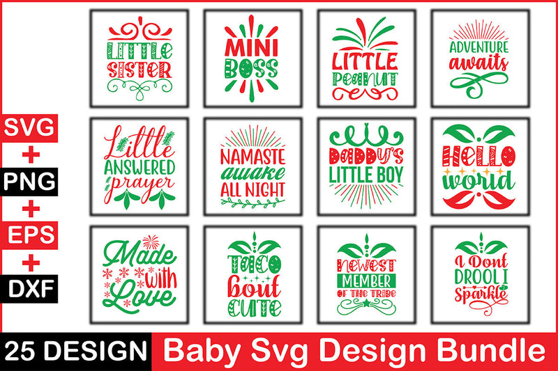 Baby SVG Bundle 14 - CraftNest - Digital Crafting and Art